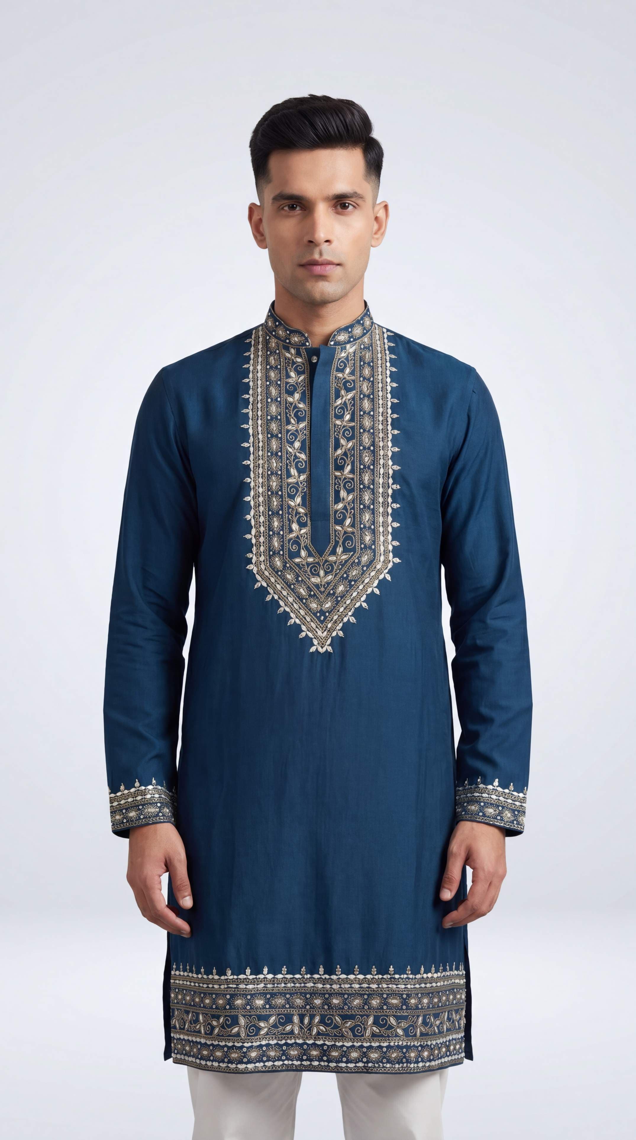 AI men's ethnic wear photography